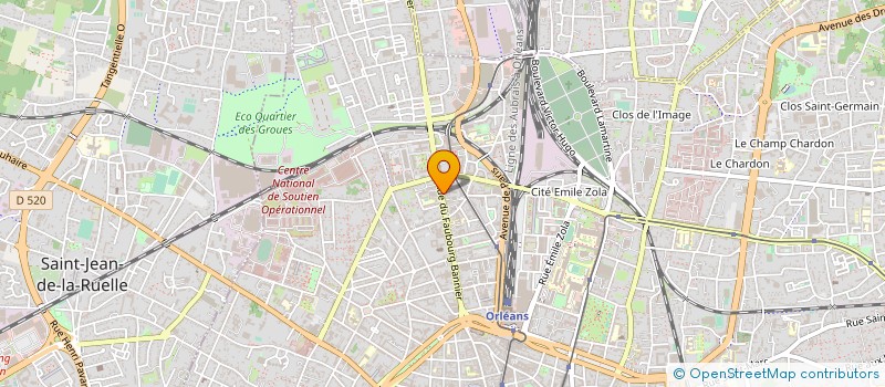 localisation de l'entreprise DEPOT VENTE BANNIER à ORLEANS
