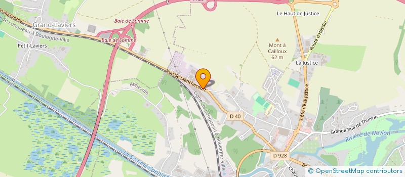 localisation de l'entreprise DEPOT VENTE DE LA CHANVRIERE à ABBEVILLE