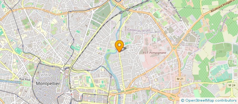 localisation de l'entreprise DEPOT VENTE DE LA POMPIGNANE à MONTPELLIER