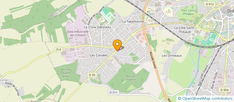 localisation de l'entreprise DEPOT VENTE DREUX VERNOUILLET à VERNOUILLET