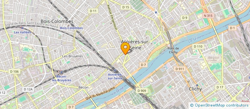 localisation de l'entreprise DEPOT VENTE DU CHATEAU D'ASNIERES à ASNIERES-SUR-SEINE