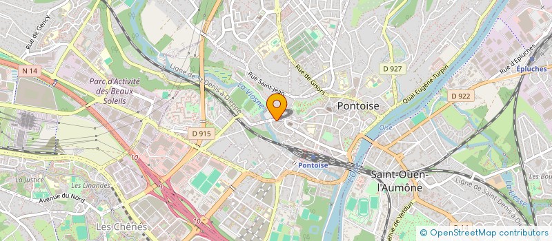 localisation de l'entreprise DEPOT VENTE MEUBLES ART à PONTOISE