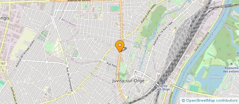 localisation de l'entreprise DEPOT VENTE OCCASIONS à JUVISY-SUR-ORGE