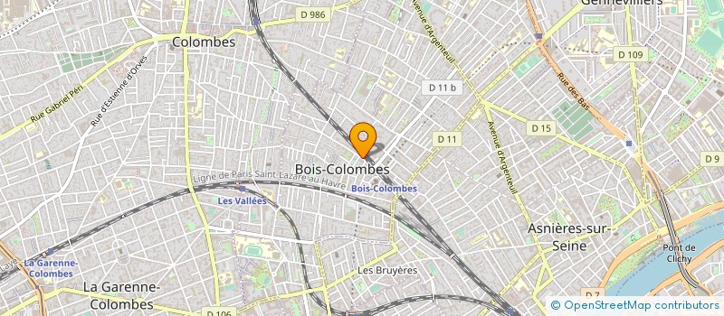 localisation de l'entreprise DEPOT VENTE RETOUCHES à BOIS-COLOMBES