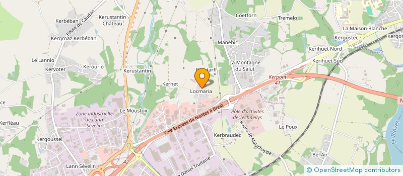 localisation de l'entreprise DEPOTROK CHINETROK  CAUDAN