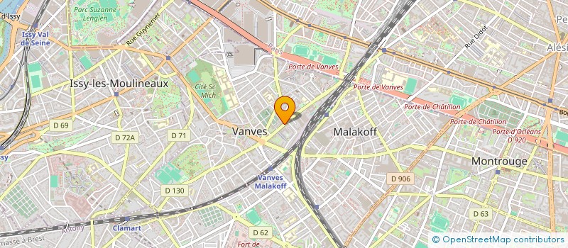 localisation de l'entreprise DEPOTS VENTE POMMIER GASSELIN à VANVES
