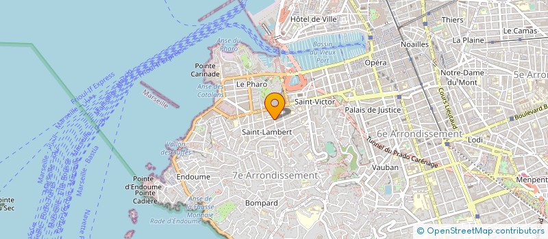 localisation de l'entreprise DEPOUSIER à MARSEILLE