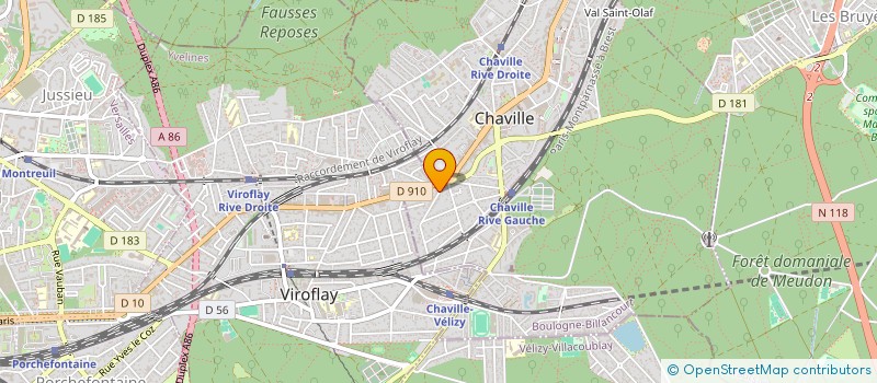 localisation de l'entreprise DEPOUX ET REMI à CHAVILLE