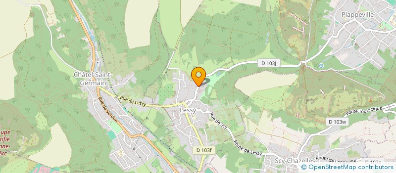 localisation de l'entreprise DEPOZIEULLES  LESSY