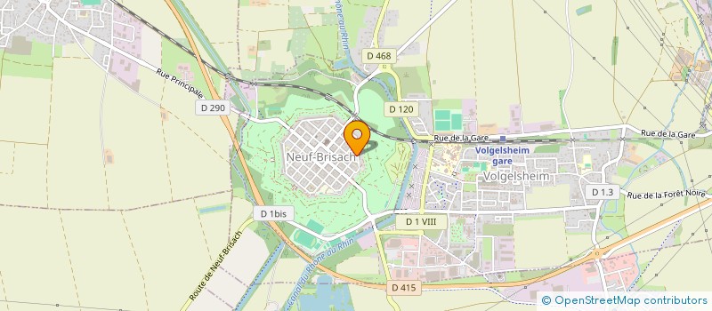 localisation de l'entreprise DEPPEN SA ATELIERS CONST METALLIQUES  NEUF-BRISACH