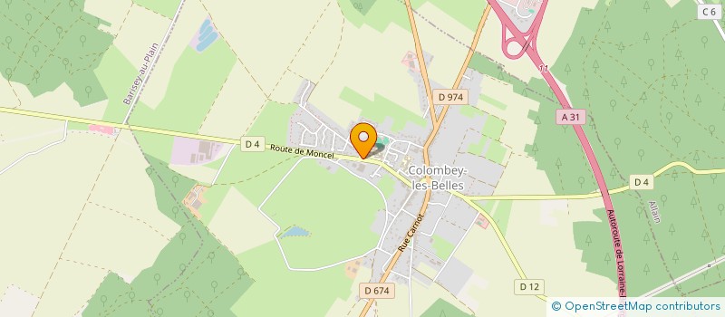 localisation de l'entreprise DEPRA VENTILATION  COLOMBEY-LES-BELLES