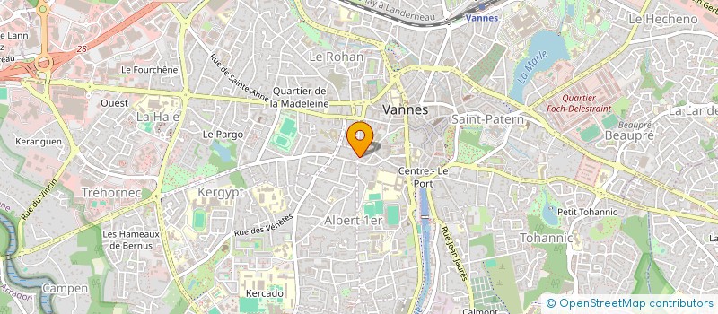 localisation de l'entreprise DEPRADEROY à VANNES