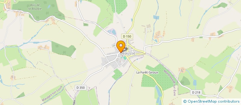 localisation de l'entreprise DEPRAETERE FRERES  MAUGES-SUR-LOIRE