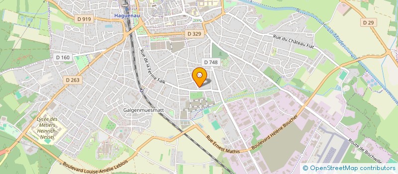 localisation de l'entreprise DEPRET  HAGUENAU