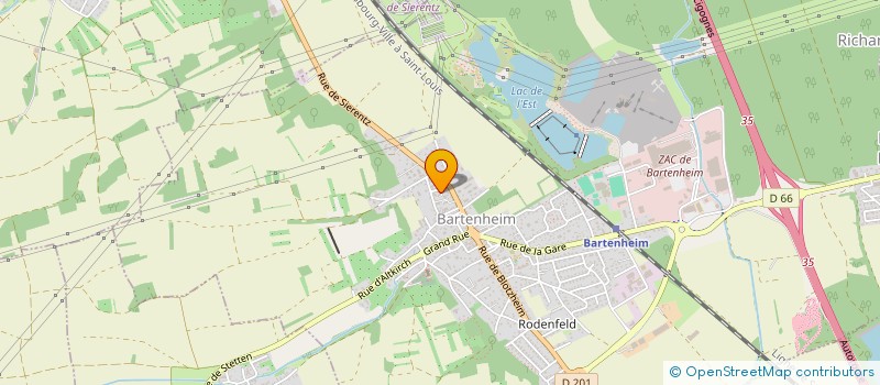 localisation de l'entreprise DEPREZ SERVICES  BARTENHEIM