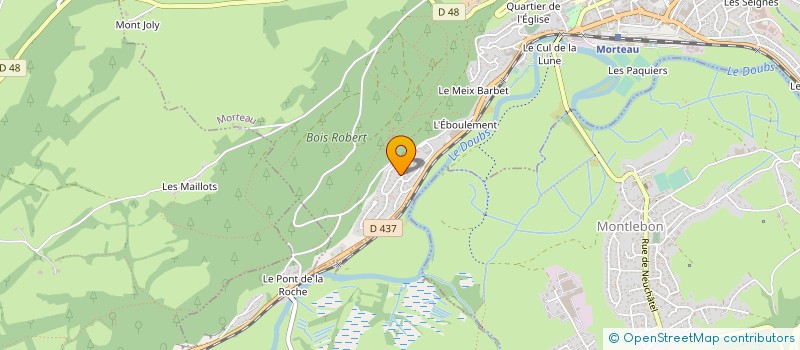 localisation de l'entreprise DEPROG  MORTEAU