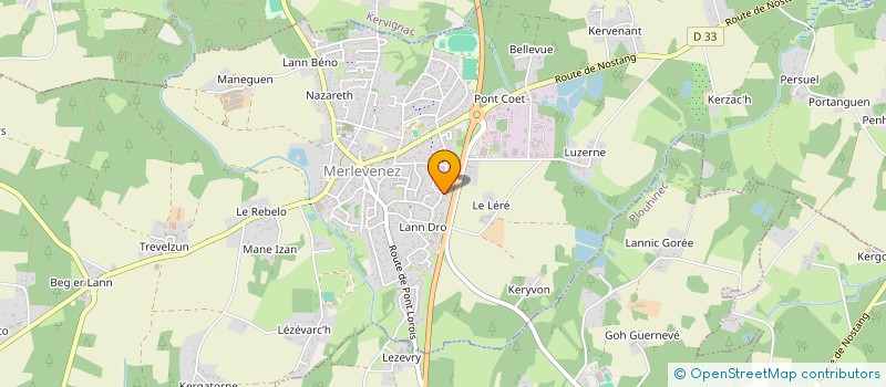 localisation de l'entreprise DEPROMER  MERLEVENEZ