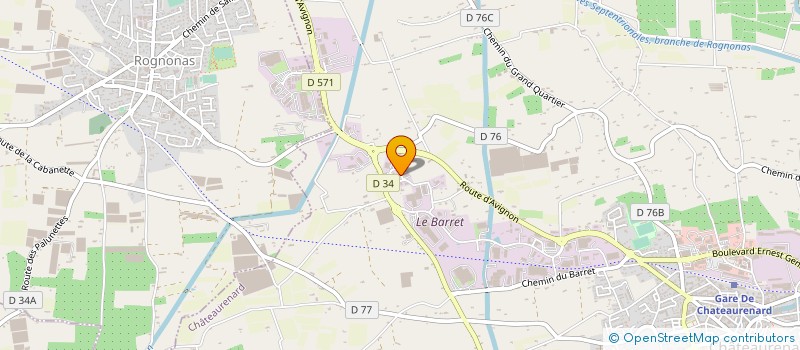localisation de l'entreprise DEPS à CHATEAURENARD
