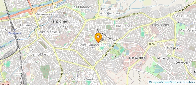 localisation de l'entreprise DEPSI SOFT  PERPIGNAN