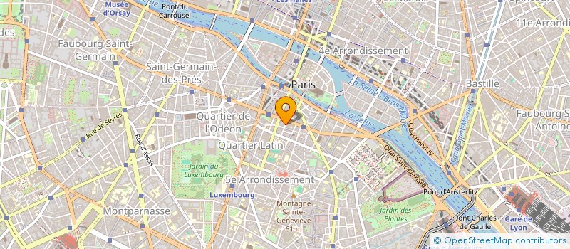 localisation de l'entreprise DEPTH CHARGE à PARIS