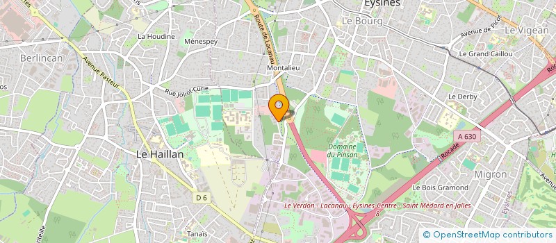 localisation de l'entreprise DEPUSSAY SEMAOUN INVEST  EYSINES