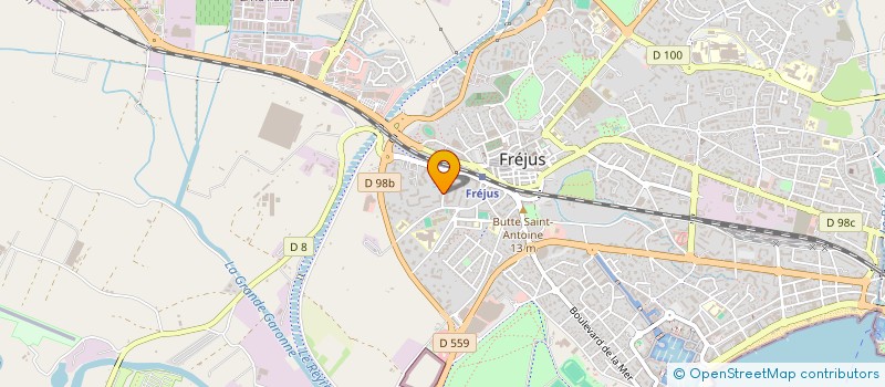localisation de l'entreprise DEPUYDT MDB à FREJUS