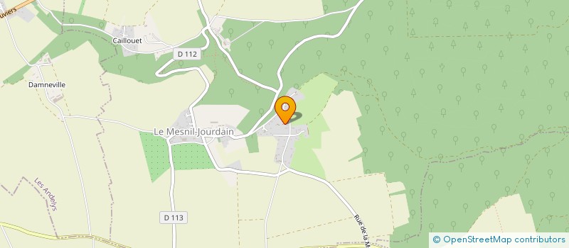 localisation de l'entreprise DEPUYDT VINCENT  LE MESNIL-JOURDAIN