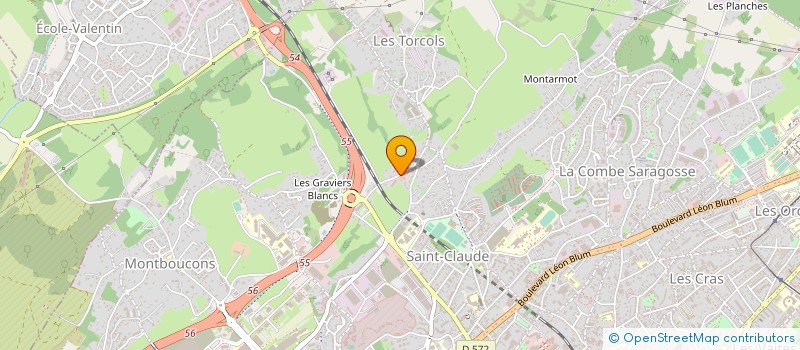 localisation de l'entreprise DEQUAIRE ELECTRICITE à BESANCON