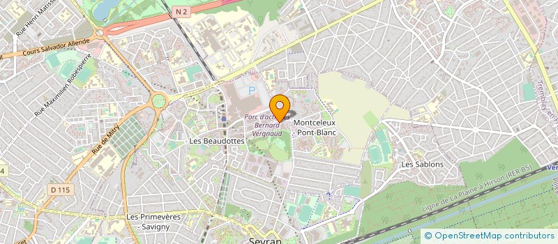 localisation de l'entreprise DEQUATRE JBVI à SEVRAN