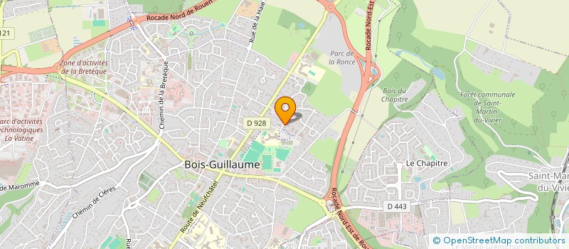 localisation de l'entreprise DEQUATRE SECRETARIAT PRIVE à BOIS-GUILLAUME