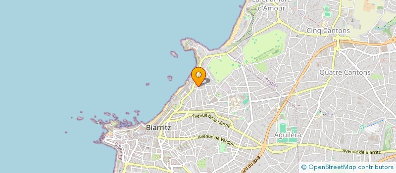 localisation de l'entreprise DEQUEKER à BIARRITZ