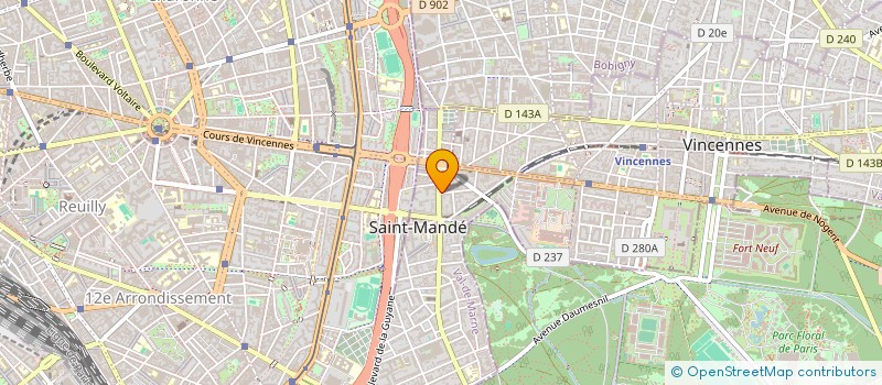 localisation de l'entreprise DEQUERCY SD  SAINT-MANDE