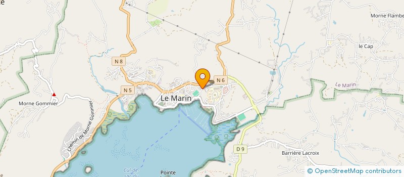 localisation de l'entreprise DEQUET SPFPLAS DE CHIRURGIEN-DENTISTE  LE MARIN