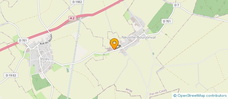 localisation de l'entreprise DEQUIDT DEMARLE  NEUVILLE-BOURJONVAL