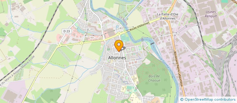 localisation de l'entreprise DEQUIFER  ALLONNES