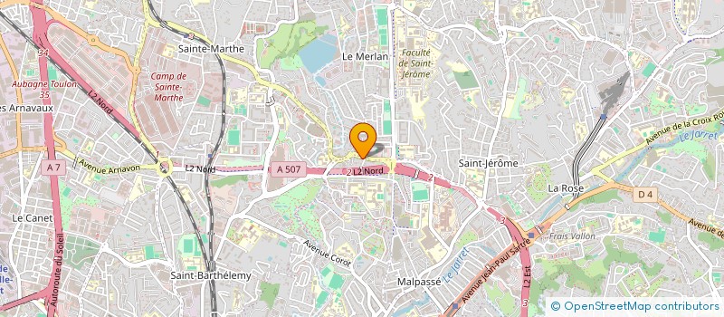 localisation de l'entreprise DER-BABIAN P ET AGULHON J-L à MARSEILLE