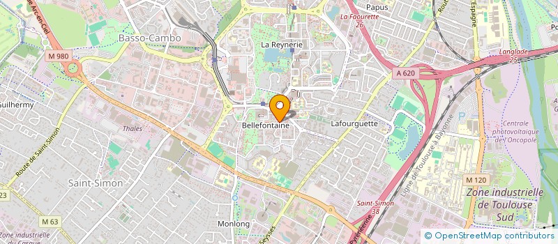 localisation de l'entreprise DER BAT  TOULOUSE