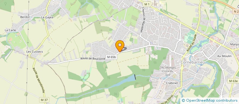 localisation de l'entreprise DER CONSEIL à CORNEBARRIEU