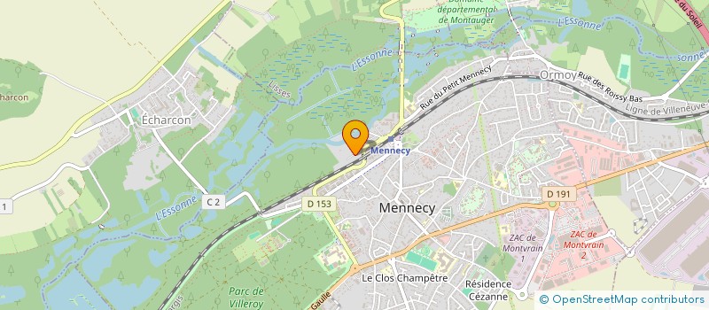 localisation de l'entreprise DER-OA à MENNECY