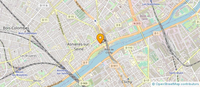 localisation de l'entreprise DER STIG à ASNIERES-SUR-SEINE