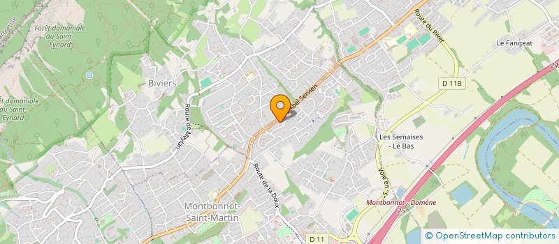 localisation de l'entreprise DER VENTILATOR  MONTBONNOT-SAINT-MARTIN