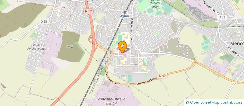 localisation de l'entreprise DERACHE-DUCARIN S.A.S.  AVION