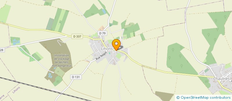 localisation de l'entreprise DERAG  LIHONS