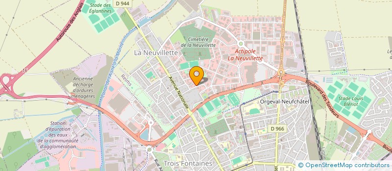 localisation de l'entreprise DERAGY à REIMS