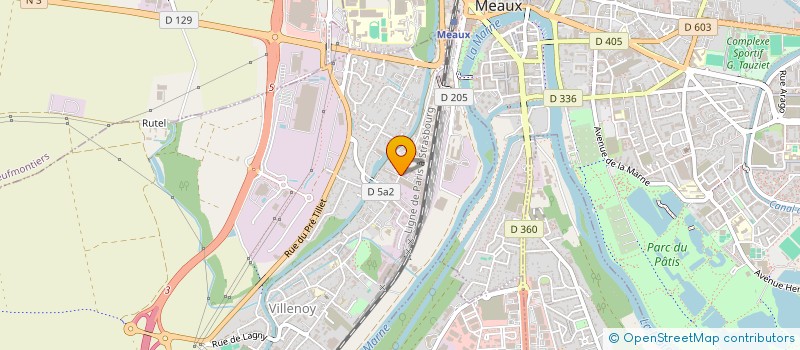 localisation de l'entreprise DERAM IMPORT ET EXPORT  VILLENOY