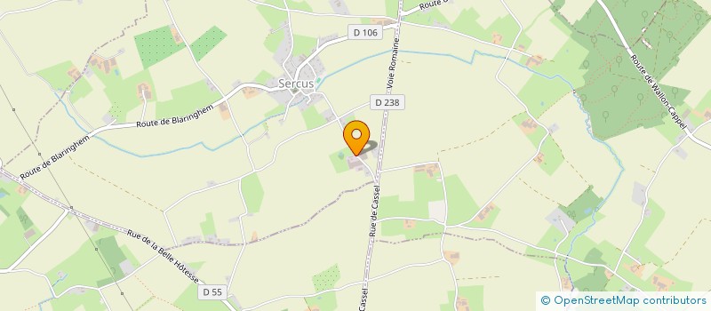 localisation de l'entreprise DERAM VION  SERCUS