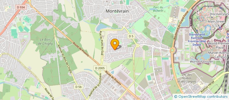 localisation de l'entreprise DERAMCHI-CHAAN  MONTEVRAIN