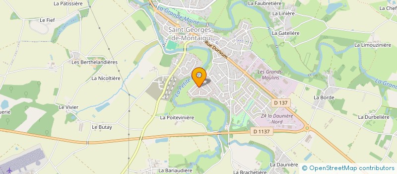 localisation de l'entreprise DERAME GUILLAUME à MONTAIGU-VENDEE