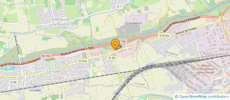 localisation de l'entreprise DERANCOURT  LE SOLER