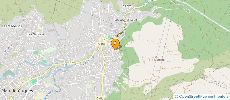 localisation de l'entreprise DERAT 13  ALLAUCH